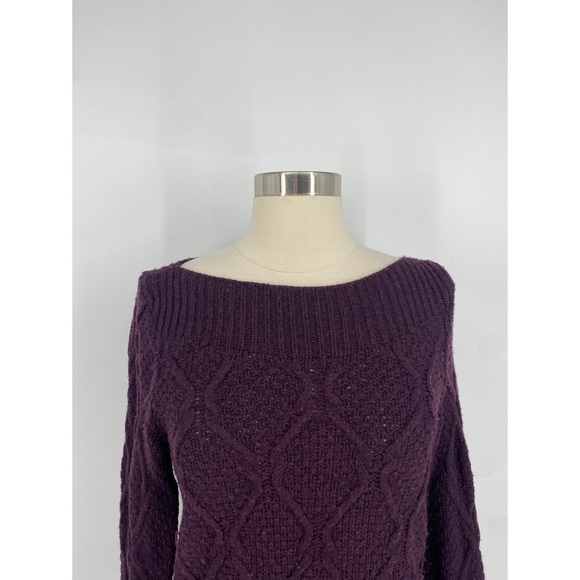 Ann Taylor Loft Cable Knit Long Sleeve Sweater - Picture 4 of 8